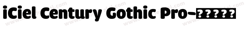 iCiel Century Gothic Pro字体转换